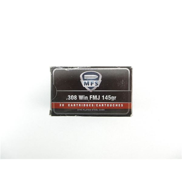 MFS .308 WIN AMMO LOT