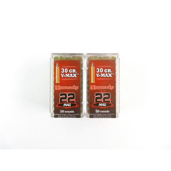 HORNADY .22 MAG AMMO LOT