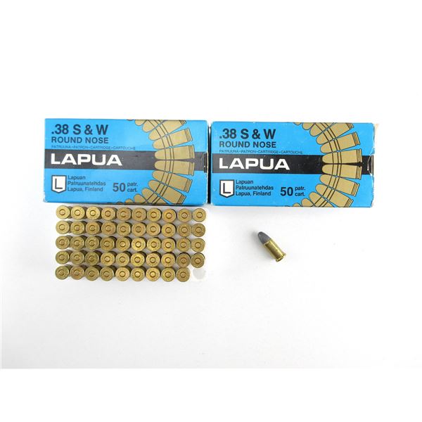 LAPUA .38 S&W AMMO LOT