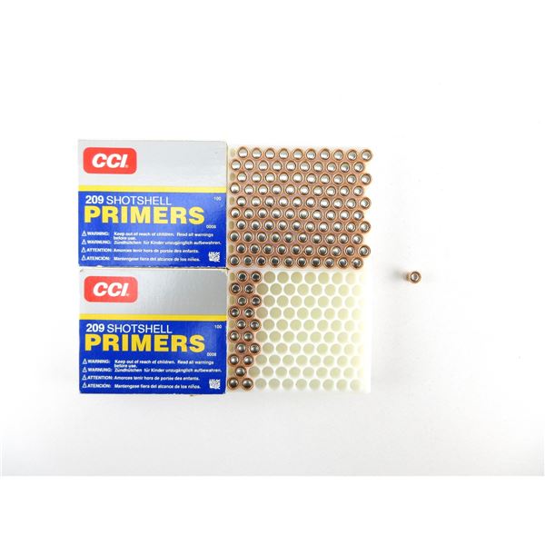 CCI 209 SHOT SHELL PRIMERS LOT