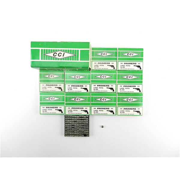 CCI NO. 300 LARGE PISTOL PRIMERS LOT