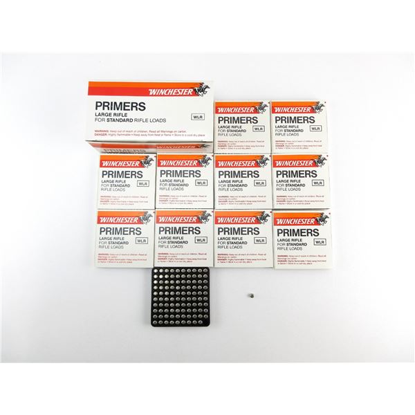 WINCHESTER WLR LARGE RIFLE PRIMERS LOT