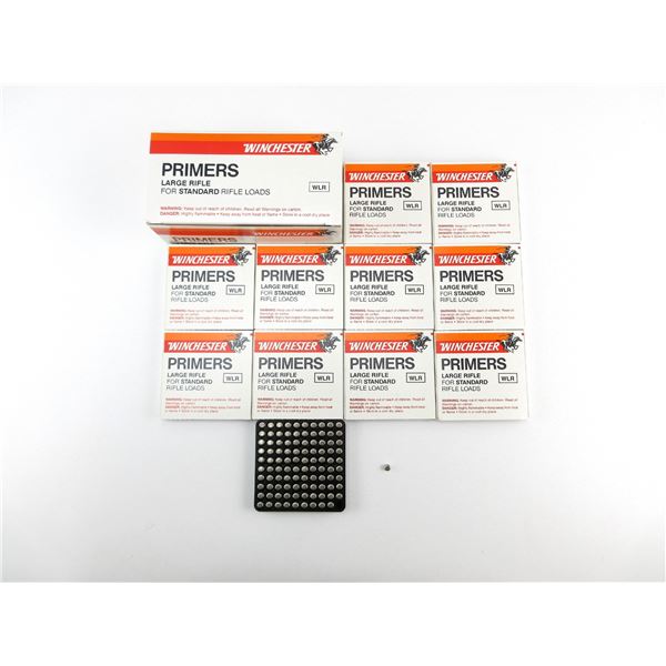 WINCHESTER WLR LARGE RIFLE PRIMERS LOT