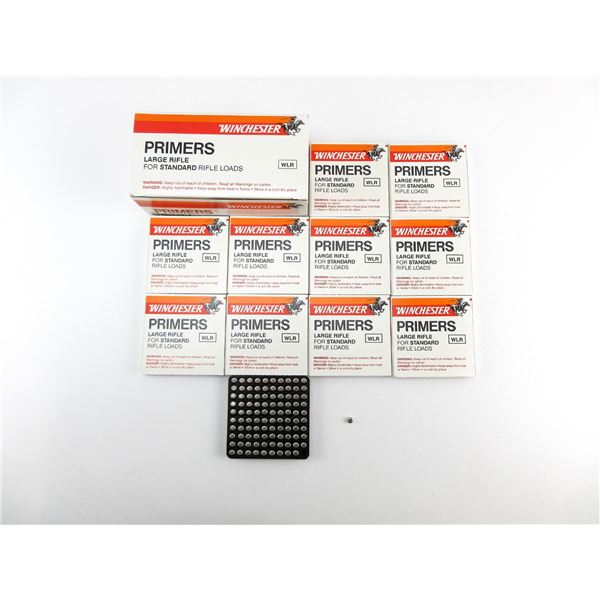 WINCHESTER WLR LARGE RIFLE PRIMERS LOT
