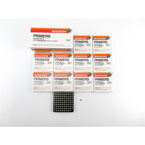 WINCHESTER WLR LARGE RIFLE PRIMERS LOT