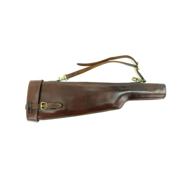 LEATHER RIFLE SCABBARD LOT