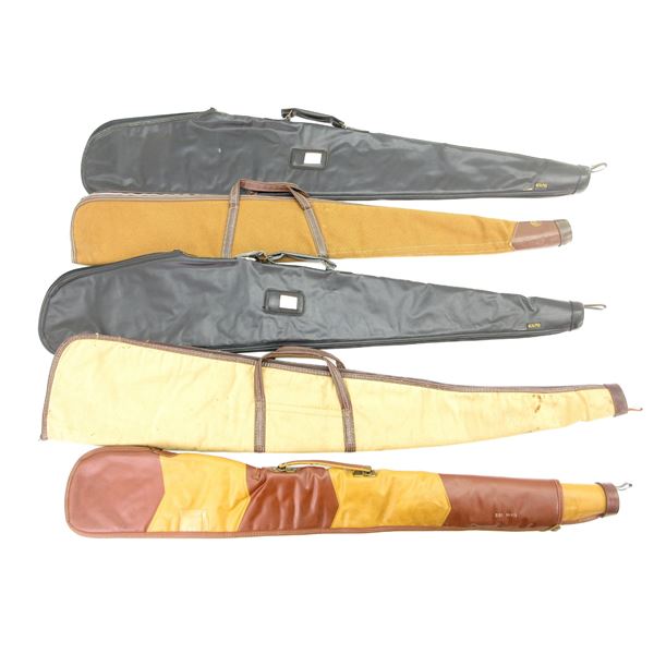 ASSORTED SOFT PADDED RIFLE CASES LOT