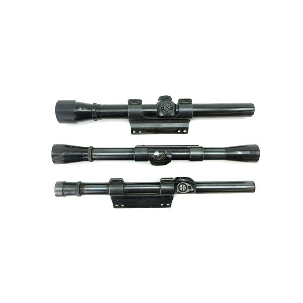 ASSORTED WEAVER RIFLE SCOPES LOT