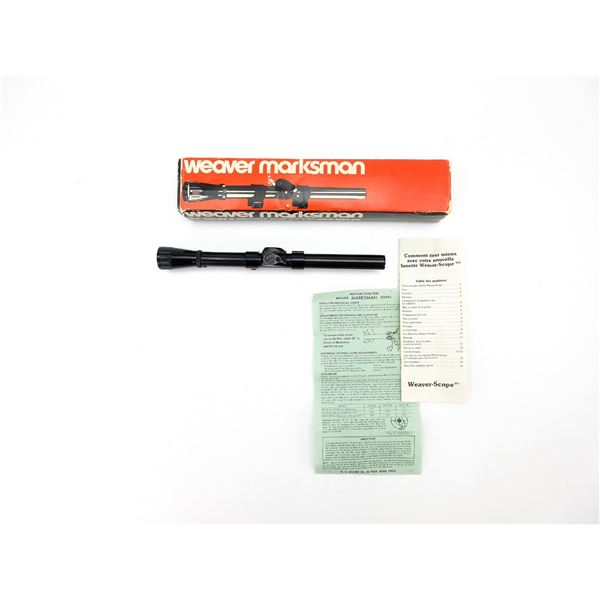 WEAVER MARKSMAN 4X RIFLE SCOPE
