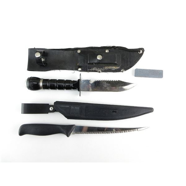 ASSORTED FIXED BLADE KNIVES LOT