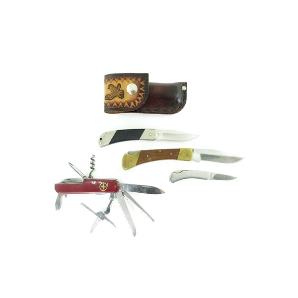 ASSORTED FOLDING KNIVES LOT