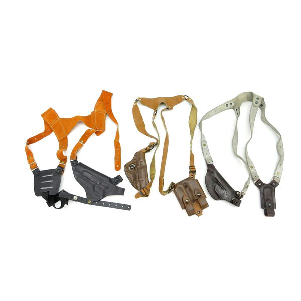 ASSORTED SHOULDER HOLSTERS LOT