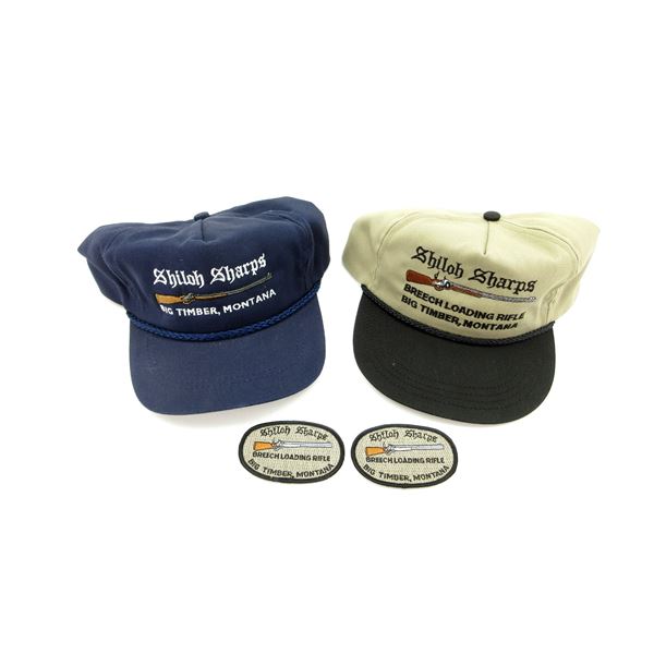 SHILOH SHARPS HATS AND PATCHES LOT