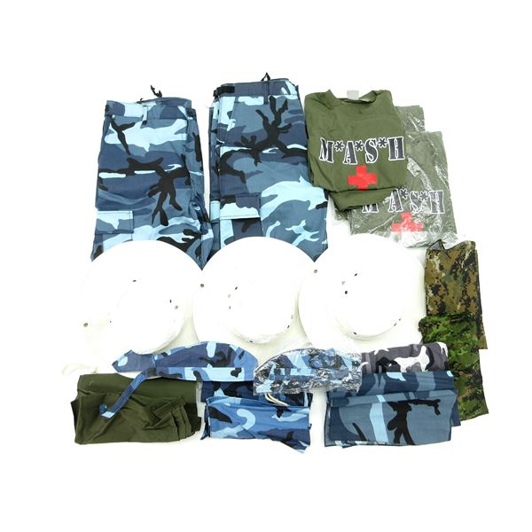 ASSORTED MEN'S CAMO CLOTHING LOT