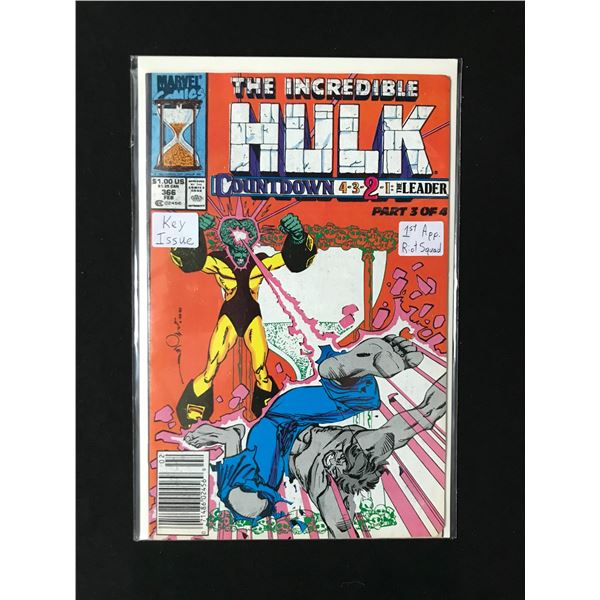 MARVEL COMICS NO.366 THE INCREDIBLE HULK