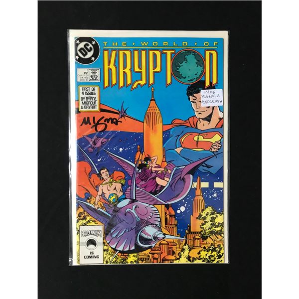 DC COMICS NO.1 KRYPTON (MIKE MIGNOLA SIGNED)