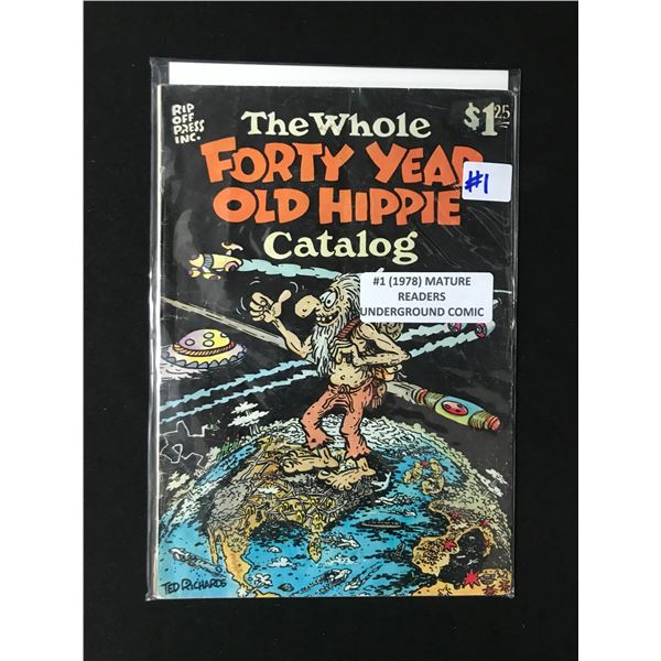 RIP OFF PRESS NO.1 THE WHOLE FORTY YEAR OLD HIPPIE CATALOG