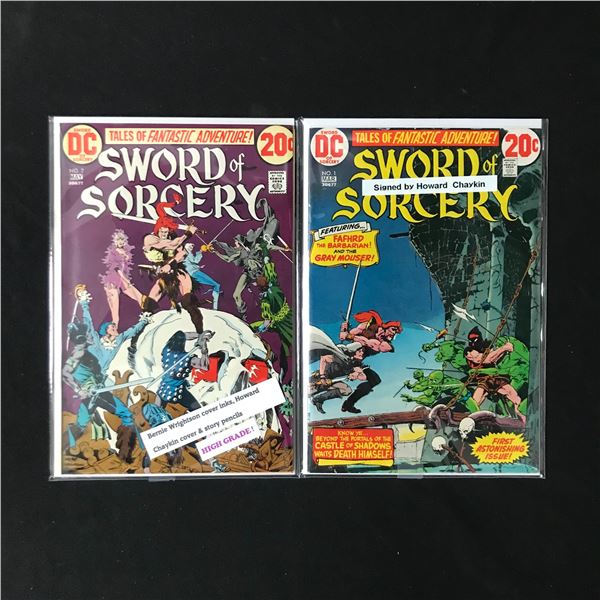 LOT OF SWORD OF SORCERY COMICS (DC COMICS)
