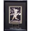 Image 1 : PROFESSIONALLY FRAMED CARL YASTRZEMSKI SIGNED 3000TH HIT PHOTO 46/50 (UPPER DECK COA)