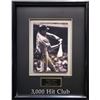 Image 1 : PROFESSIONALLY FRAMED ROBIN YOUNT SIGNED 3000TH HIT PHOTO 47/50 (UPPER DECK COA)