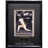Image 1 : PROFESSIONALLY FRAMED WADE BOGGS SIGNED 3000TH HIT PHOTO 33/50 (UPPER DECK COA)
