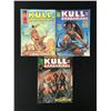 Image 1 : LOT OF KULL AND THE BARBARIANS COMICS (CURTIS COMICS)
