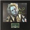 Image 1 : MICHAEL KEATON SIGNED "BEETLEJUICE" 8X10 PHOTO (KB AUTHENTICS COA)