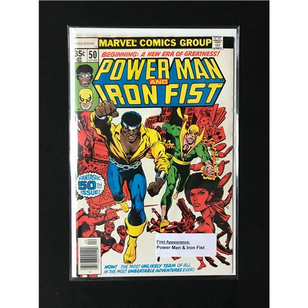 MARVEL COMICS NO.50 POWER MAN AND IRON FIST
