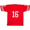 Image 3 : JOE MONTANA SIGNED RED SAN FRANCISCO 49ERS JERSEY (BECKETT COA)