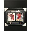 Image 1 : PROFESSIONALLY FRAMED RED KELLY & NICKLAS LINDSTROM SIGNED TOP DEFENSEMAN PHOTO (NHL COA)
