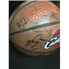 Image 2 : CLEVELAND CAVALIERS BASKETBALL SIGNED BY THE 2005-06 TEAM LEBRON JAMES(UPPER DECK COA)