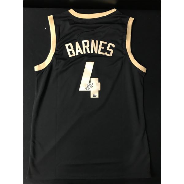 SCOTTIE BARNES SIGNED JERSEY (WORLD AUTOS COA)