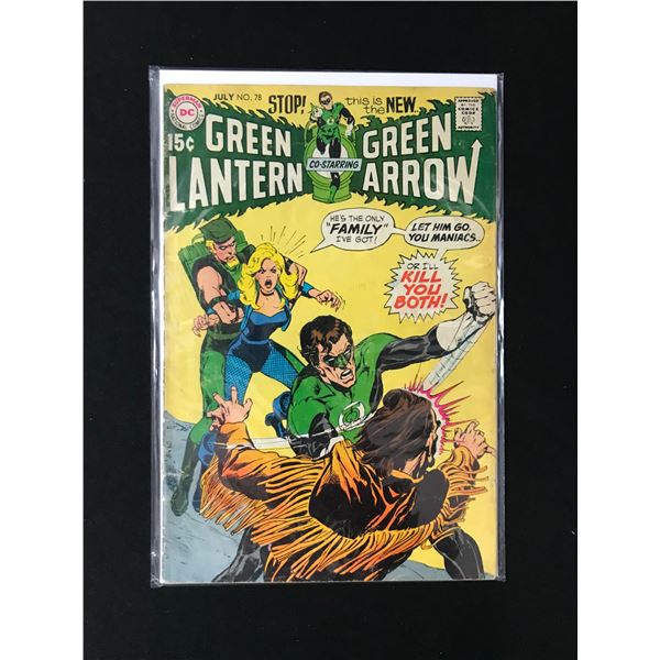 DC COMICS NO.78 GREEN LANTERN AND GREEN ARROW