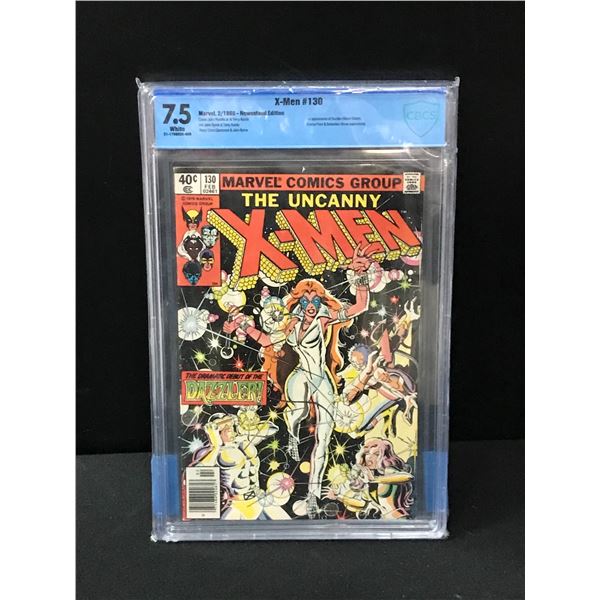 MARVEL COMICS NO.130 THE UNCANNY X-MEN CBCS GRADED 7.5