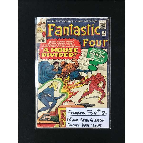 MARVEL COMICS NO.34 FANTASTIC FOUR