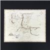 Image 1 : ELIJAH WOOD SIGNED LOTR MAP OF MIDDLE EARTH (WWOC COA)