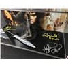 Image 3 : QUAD SIGNED LORD OF THE RINGS DISPLAY (WOOD,ASTIN,SERKIS, DAVIES (WWOC COA)