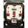 Image 1 : PROFESSIONALLY FRAMED SIDNEY CROSBY SIGNED WHITE PITTSBURG PENGUINS JERSEY (FRAMEWORTH COA)