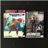Image 1 : UNOPENED G.I. JOE AKIKO ACTION FIGURE & POWER RANGERS x STREET FIGHTER TRADING CARDS