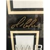 Image 2 : PROFESSIONALLY FRAMED MARIO LEMIEUX SIGNED 20 X 28 SHADOWBOX (FRAMEWORTH COA)