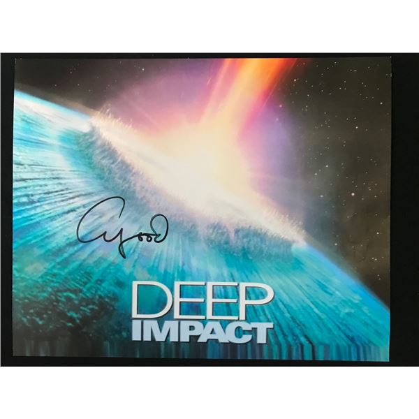 ELIJAH WOOD SIGNED  DEEP IMPACT  8X10 PHOTO (WWOC COA)
