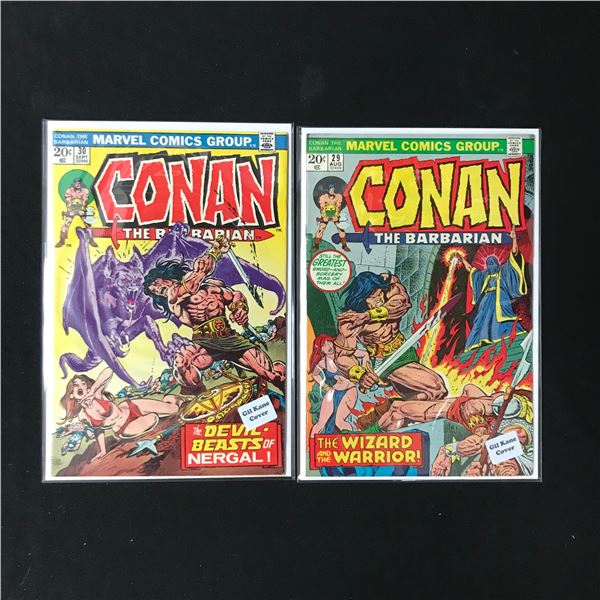 LOT OF 2 CONAN THE BARBARIAN COMICS (MARVEL COMICS)