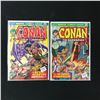 Image 1 : LOT OF 2 CONAN THE BARBARIAN COMICS (MARVEL COMICS)