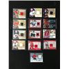 Image 1 : LOT OF 13 ASSORTED FLEER ROOKIE UNIFORMITY HOCKEY CARDS