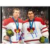 Image 1 : MARTIN BRODEUR AND ROBERTO LUONGO  SIGNED 8 X 10 (GCG HOLO)
