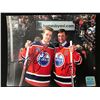 Image 1 : WAYNE GRETZKY AND CONNOR MCDAVID  SIGNED 8 X 10 (GCG HOLO)
