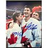 Image 1 : WAYNE GRETZKY AND MARIO LEMIEUX  SIGNED 8 X 10 (GCG HOLO)
