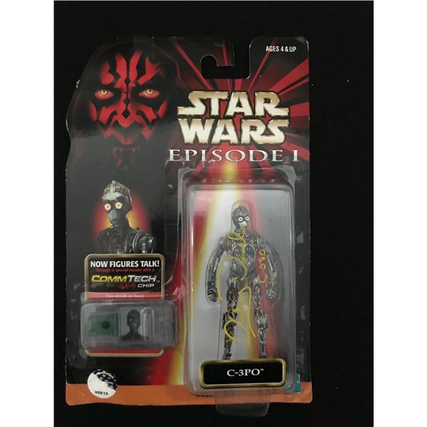 ANTHONY DANIELS SIGNED STAR WARS C3PO ACTION FIGURE (KB AUTHENTICS)