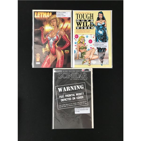 LOT OF 3 COMICS VARIOUS TITLES