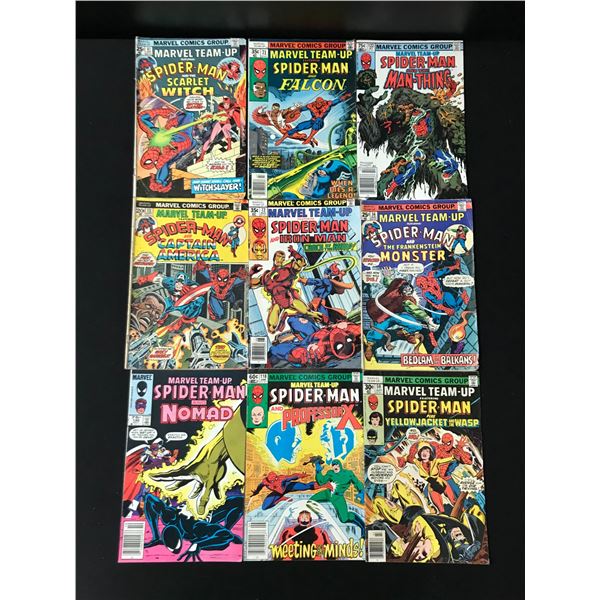 LOT OF 9 SPIDERMAN COMICS (MARVEL COMICS)